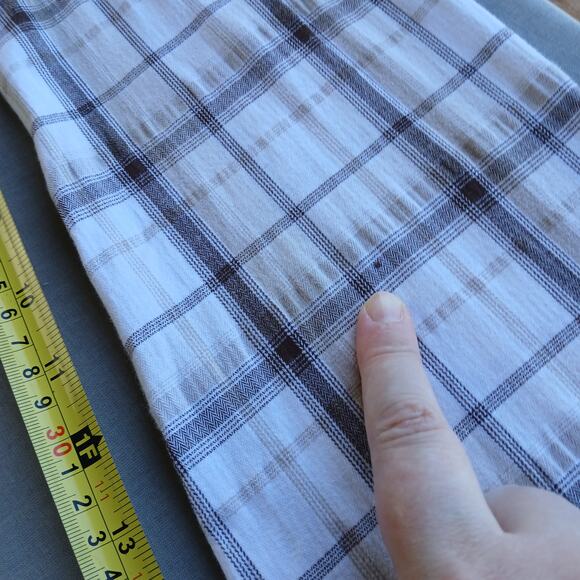 Columbia Men's Vapor Ridge™ III Long Sleeve Shirt Small cream plaid button down - Picture 9 of 10